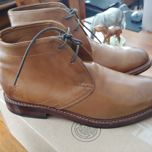 Frye Chukka Boot Size 11 Leather with rubber Sole … Basically Brand New - Picture 4 of 8